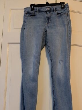 Express Mid Rise Barely Boot Jeans